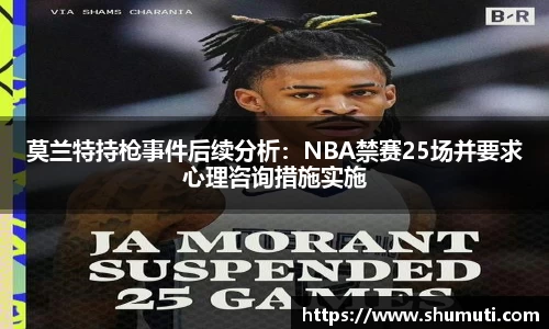 莫兰特持枪事件后续分析：NBA禁赛25场并要求心理咨询措施实施